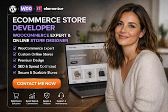 build online store ecommerce wordpress shop or redesign wordpress webshop pages