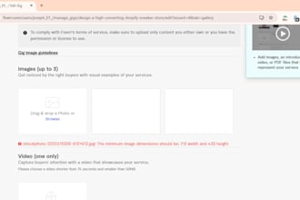 design a high converting shopify sneaker store