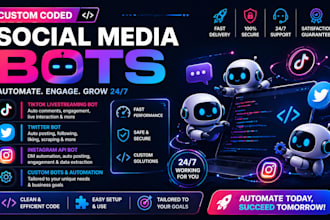 code tiktok livestreaming bot, tiktok live bot, twitter bot, instagram api bot