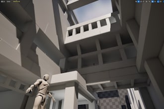 create realistic unreal engine environments and level design ue5