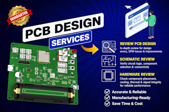 review your pcb design, schematic and hardware before manufacturing