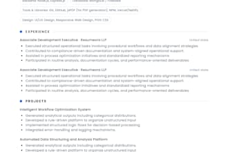 build a ats friendly resume