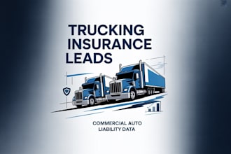 provide trucking insurance leads data, commercial auto liability insurance leads