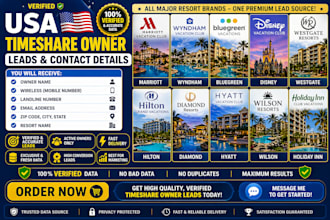 provide bulk timeshare owner leads USA