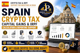 calculate spain crypto tax capital gain and investment portfolio irpf reporting