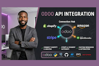 do odoo website design, odoo api integration, odoo automation and odoo migration