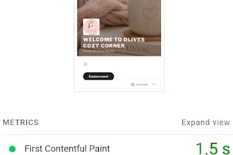 design a cozy aesthetic website or blog