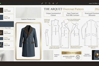 provide custom digital sewing patterns and apparel grading services