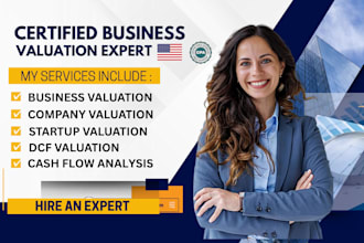 business valuation, company valuation financial analysis and property valuation