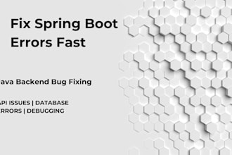 build or fix rest API using spring boot