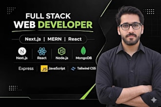 do website development, front end website, backend as full stack developer