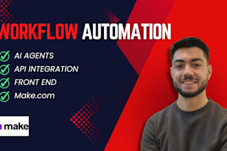 build custom make com automations and workflows