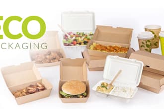 design ecofriendly packaging and label for amazon food product listings