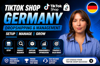 set germany tiktok shop dropshipping manage tiktok shop germany product research