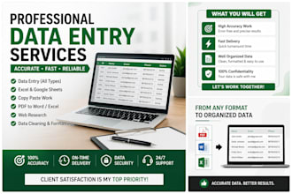 motivated freelancer with skills data entry