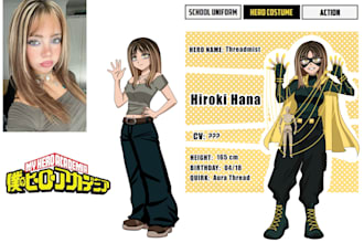 create personal illustration in any anime style