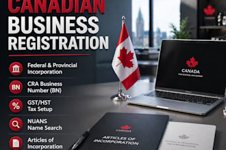 canada federal or provincial business incorporation and registration