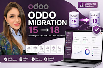 migrate odoo modules from version 15 to 18 upgrade odoo database data migration