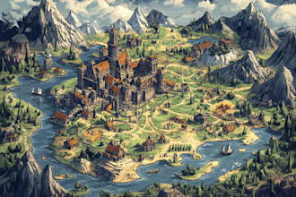 dnd regional map fantasy map