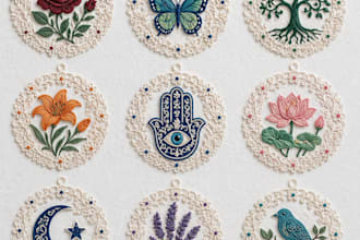 convert high quality designs into professional embroidery digitizing