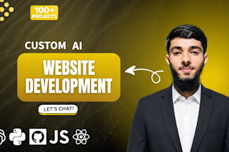 develop ai website, ai chatbot, ai software, saas app