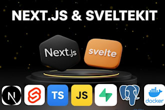build a blazing fast website with nextjs or sveltekit and tailwind CSS