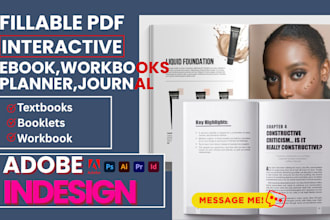 design booklets textbook workbook and educational learning materials in indesign