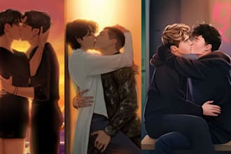 design lgbtq romance book cover gay romantasy mafia lgbtq ebook cover art lgbtq