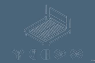 create industrial design renders, catalogs and technical sheets