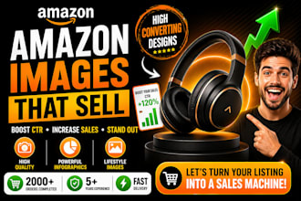 design amazon listing images or infographics to boost conversion