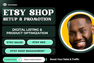 do etsy shop setup etsy digital products design etsy SEO listing for etsy shop