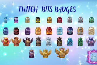 design custom twitch overlays, emotes, and streamer graphics