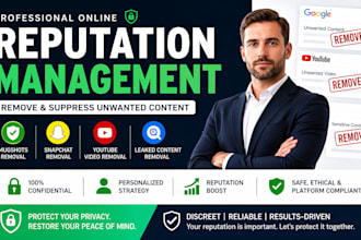 help remove, suppress unwanted online content professionally