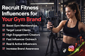 onboard top bodybuilding influencers to promote your gym