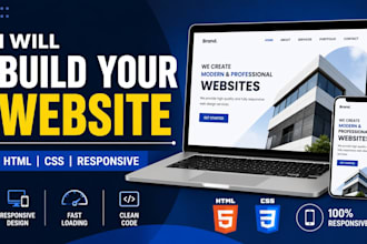create a responsive website using HTML CSS