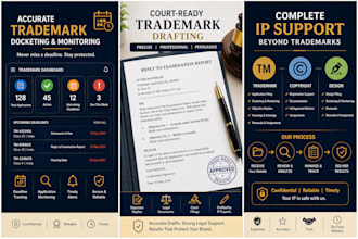 ip docketing and contract draft