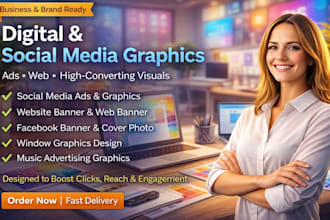 design digital ads web banner social media graphics   advertisement design