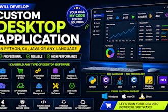 develop custom desktop application