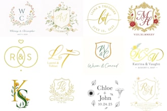 do memorable, anniversary, wedding logo,  monogram for you