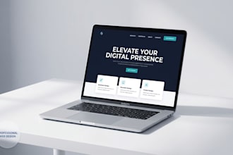 create a modern professional website