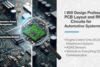 design professional pcb layout and rf circuits for automotive systems