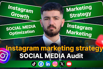 do social media audit and instagram marketing strategy for your brand
