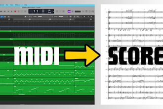 convert your midi into a clean professional sibelius score