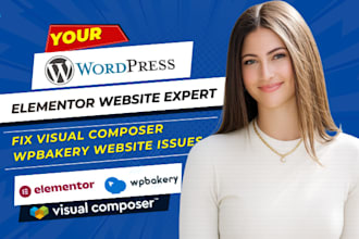 create elementor wordpress website fix visual composer wpbakery website issues