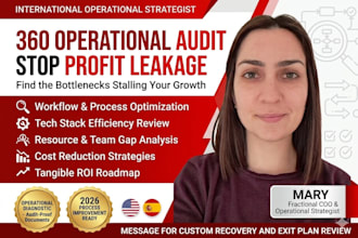 perform a 360 operational audit and workflow optimization plan