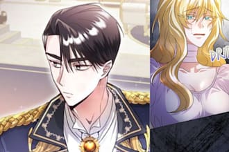 create webtoon panel, manhwa style, light novel, web comic, anime manga