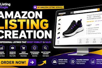 set up amazon account product listing