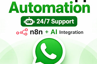 build ai whatsapp chatbot with n8n automation and integrations