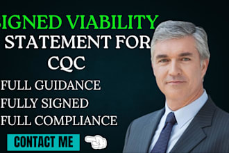 sign your viability statement for cqc registration