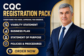 prepare a full cqc registration pack including statement of financial viability